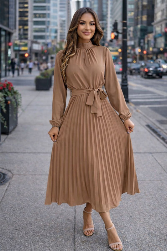 Celeste Pleated Dress