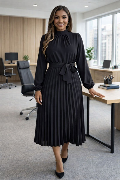 Celeste Pleated Dress