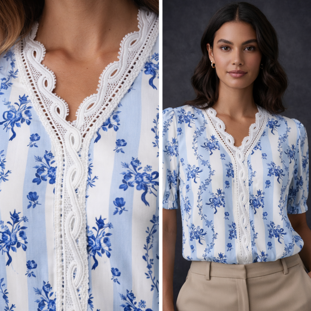 Wildflower Lace Blouse
