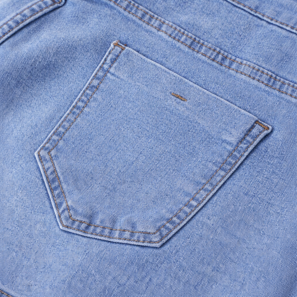 Wrap Denim Skort