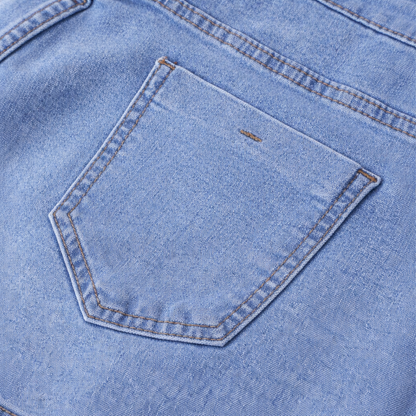 Wrap Denim Skort