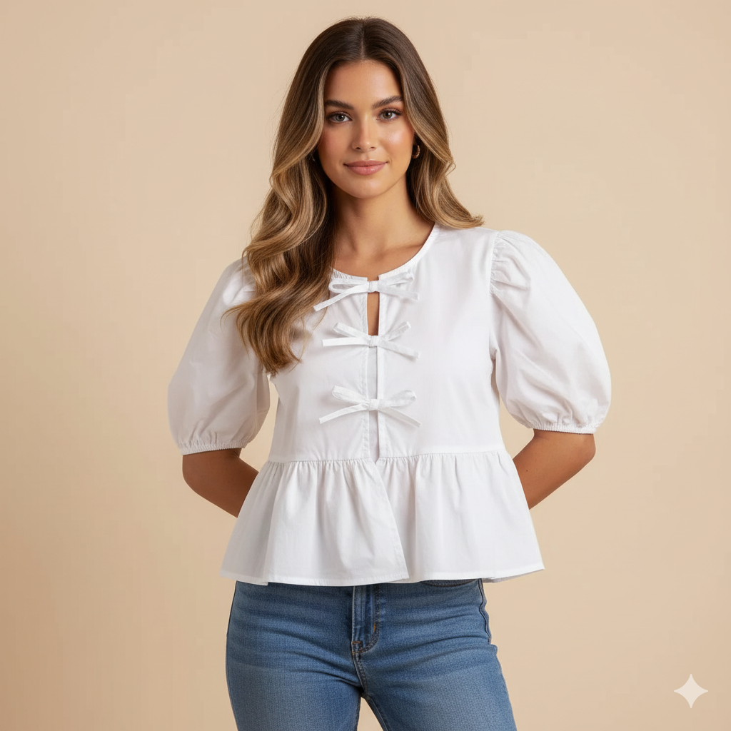 Blossom Bowtie Blouse
