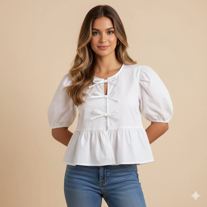 Blossom Bowtie Blouse
