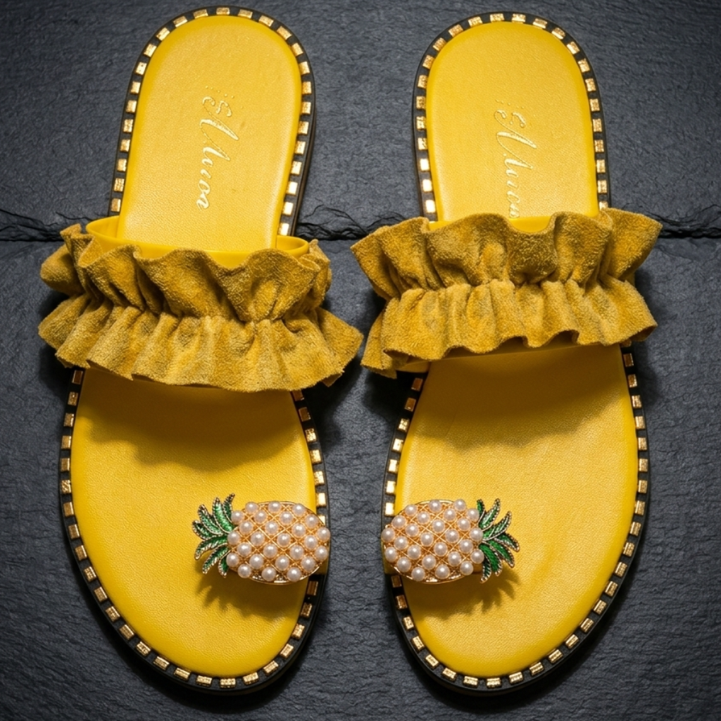 Pina Ruffle Sandals