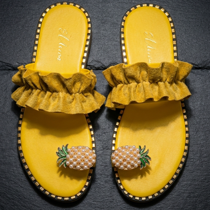 Pina Ruffle Sandals