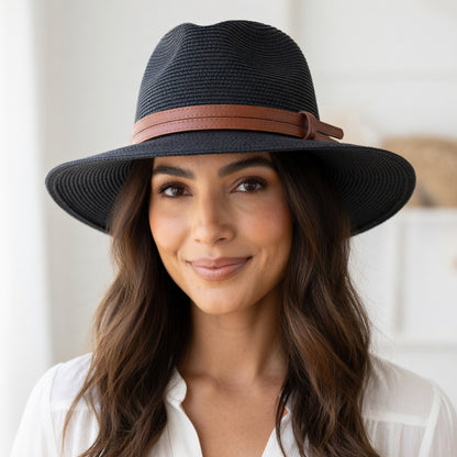 Lena Wide Brim Fedora