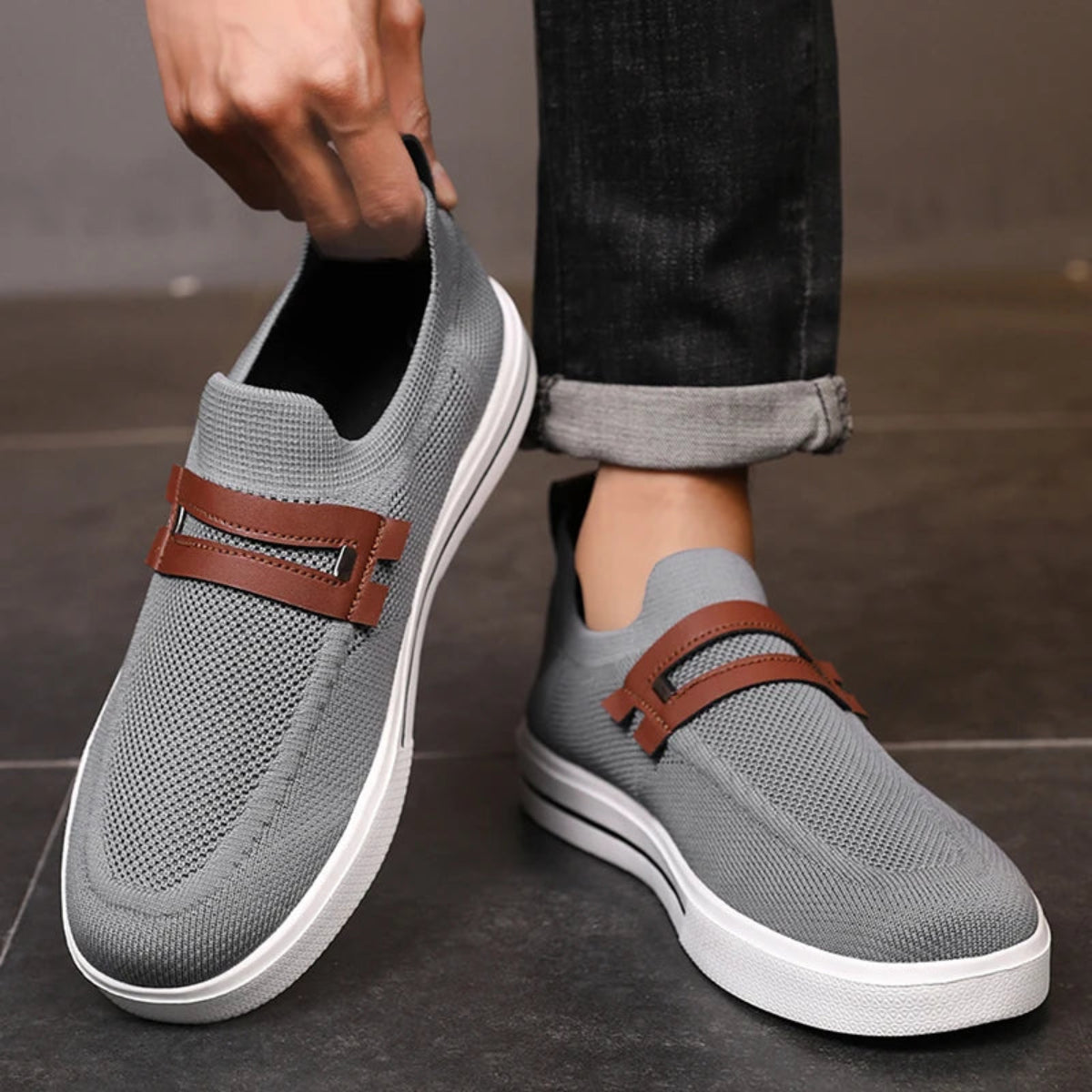 Ridge Knit Slip-On