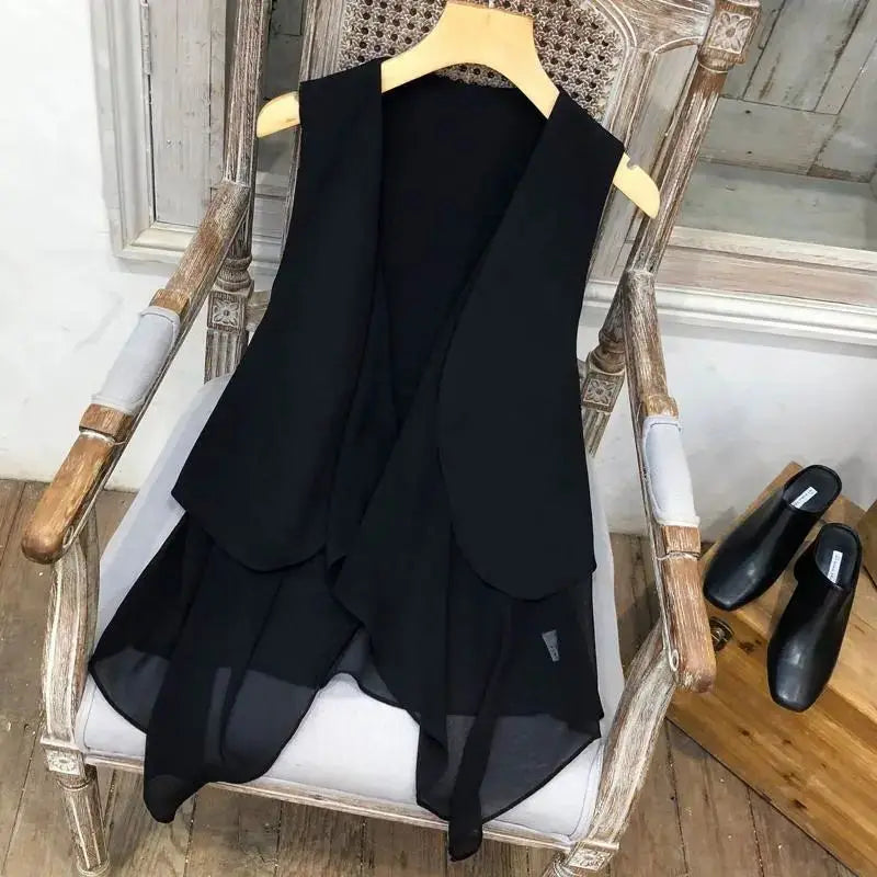 Chiffon Sleeveless Vest Women