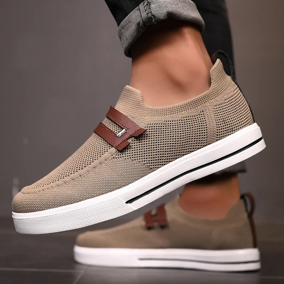 Ridge Knit Slip-On