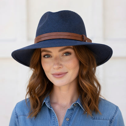 Lena Wide Brim Fedora