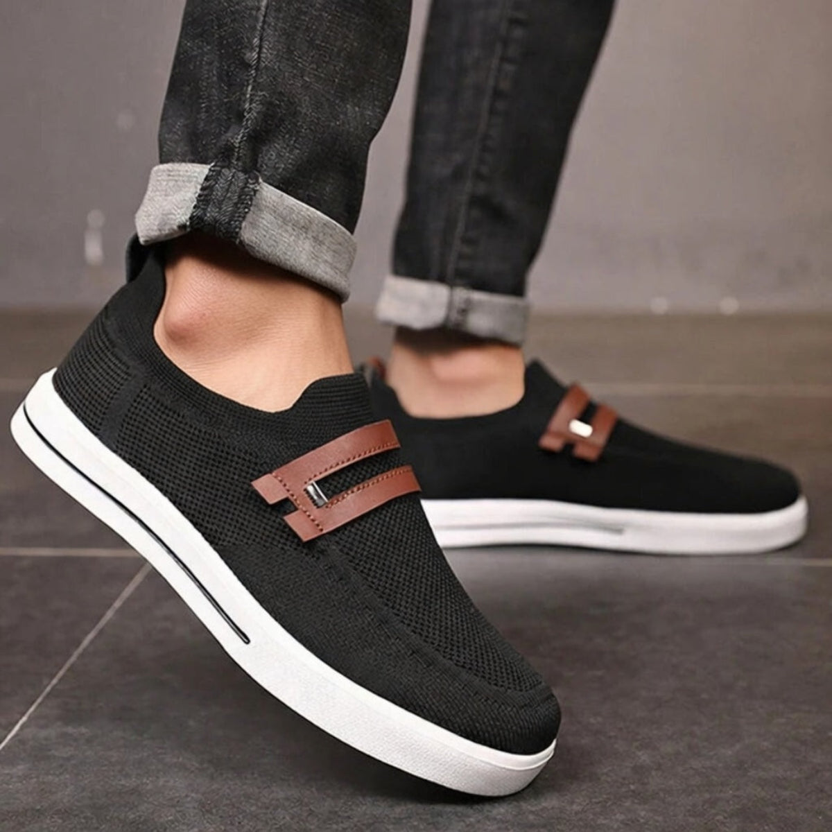 Ridge Knit Slip-On