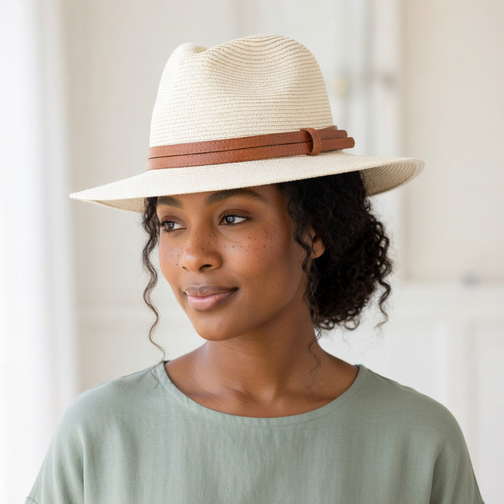 Lena Wide Brim Fedora